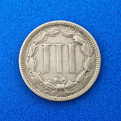 1873 P Nickel Three Cent Piece 3c Better Key Rare Scarce Philadelphia Coin