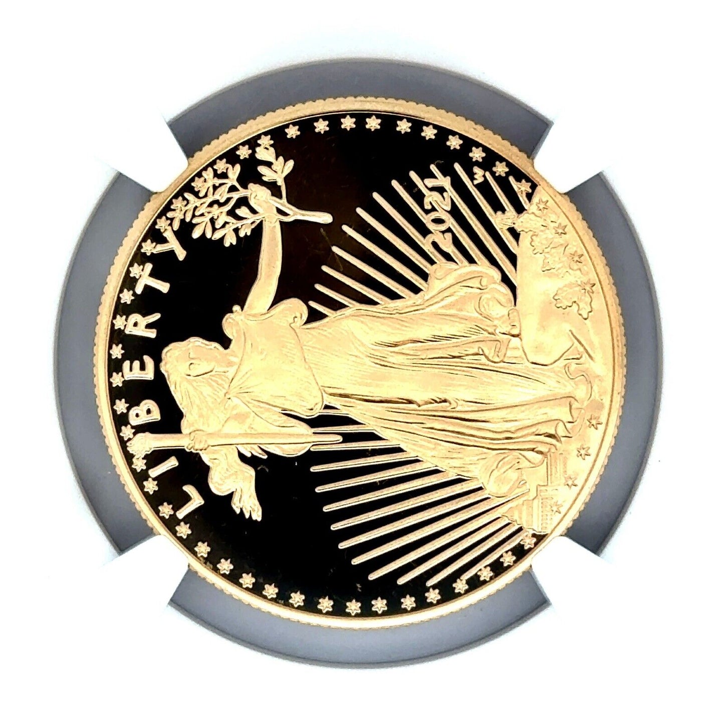 2021-W $50 Gold Eagle Type 1 NGC PF70UCAM First Day of Issue Proof 1oz Coin