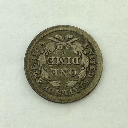 1841 O Seated Liberty Silver Dime No Motto Better Rare New Orleans Mint Coin