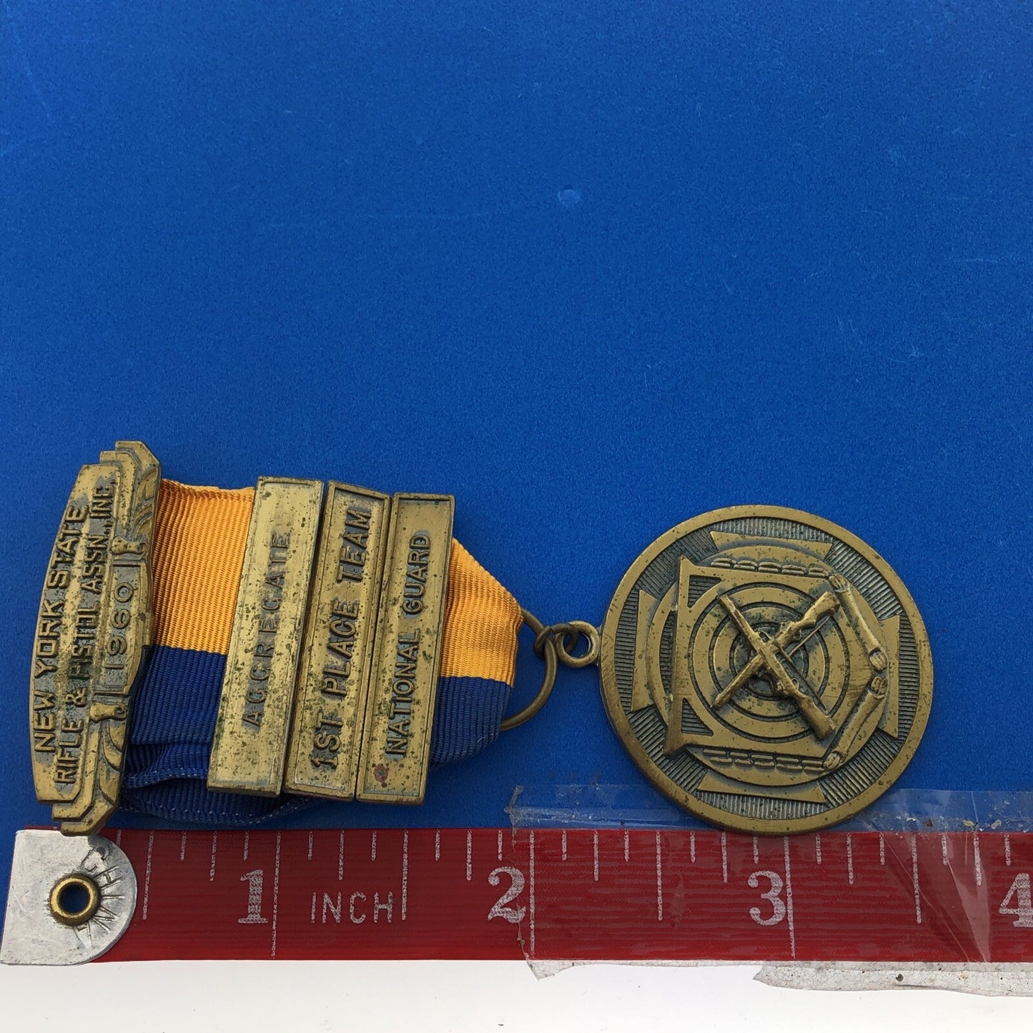 1960 New York State Rifle Pistol National Guard Rifle Aggregate 1st Team Award