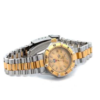 Tag Heuer Professional Two Tone 200 Meter WE1420-R Swiss Made Ladies Wristwatch