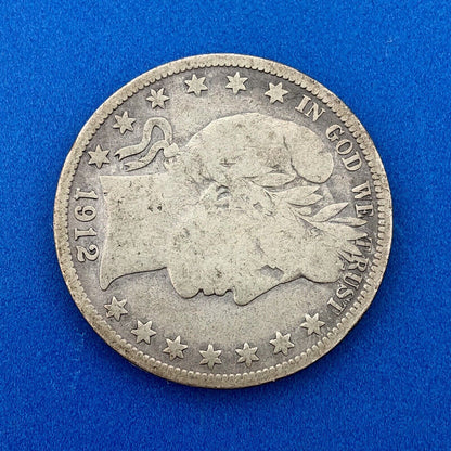 1912 S Silver Barber Half Dollar Better Key Date San Francisco Coin Rare Scarce