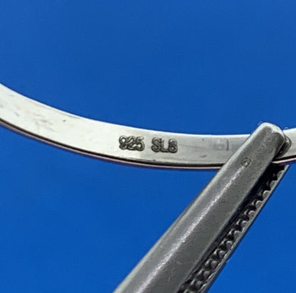 Designer 925 Sterling Silver Cubic Zirconia CZ Infinity Stackable Band Ring