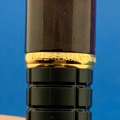Waterman Ideal 18K Gold Nib Fountain Pen And Ball Point Pen Combo Original Box