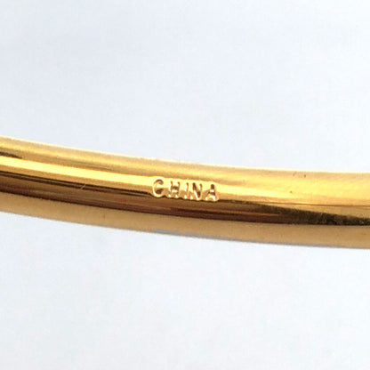 Cameron Kross JBK Jacqueline Kennedy Gold Tone CZ 4 Piece Bangle Bracelet Set