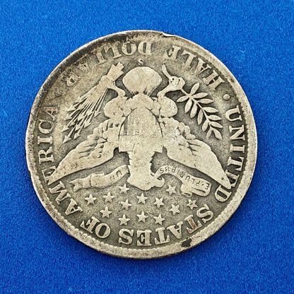 1911 S Barber Silver Half Dollar Better Rare Key San Francisco Mint Coin