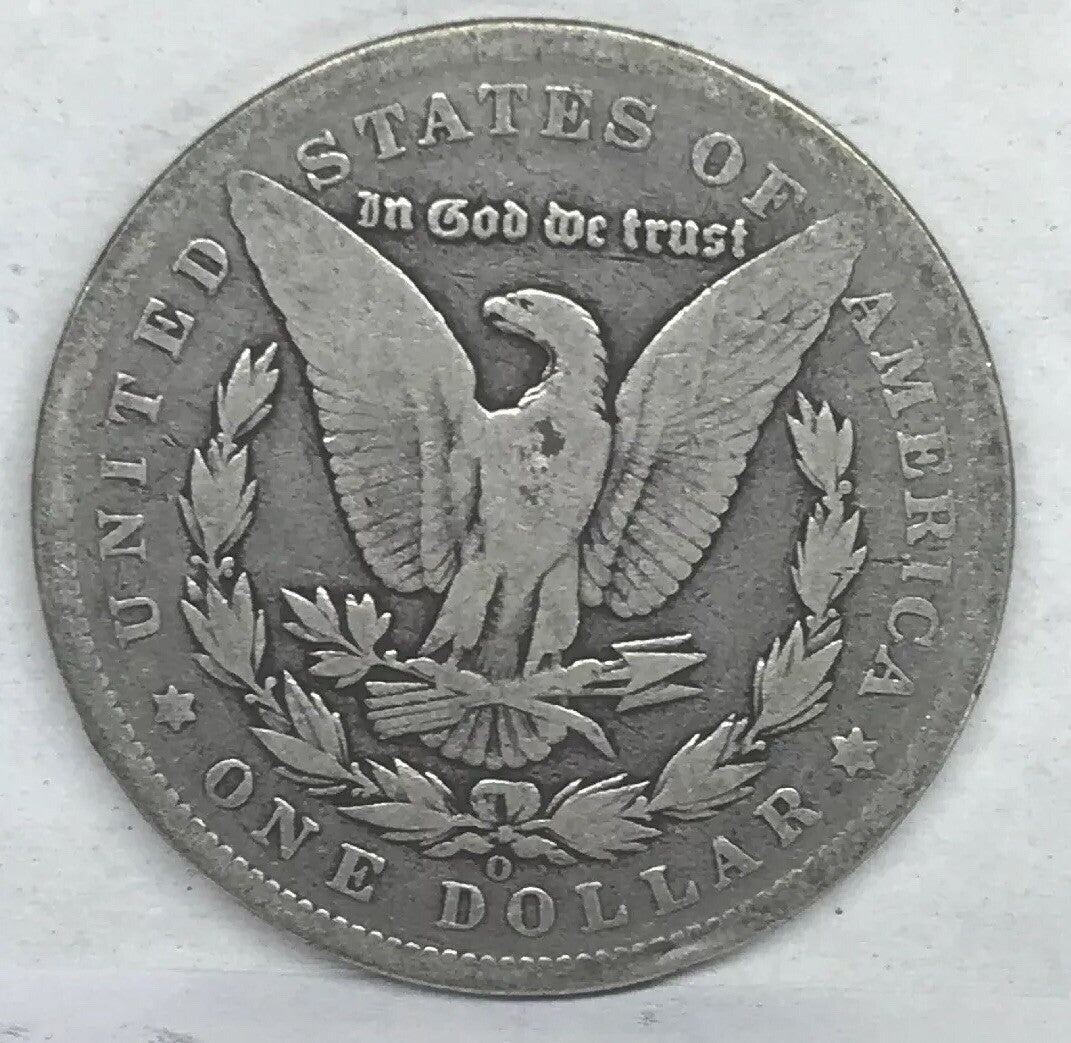 1886 O Morgan Silver Dollar Better Semi Key Date New Orleans Mint Coin #1