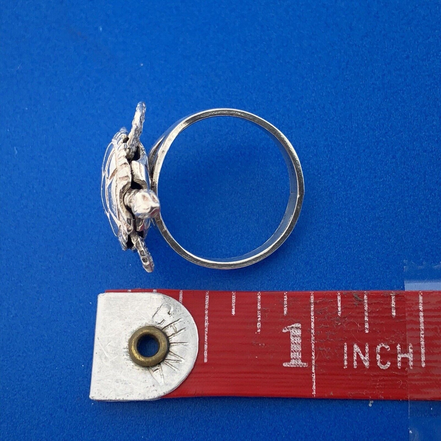 Designer Sterling Silver 925 Swimming Sea Turtle Movable Fashion Ring