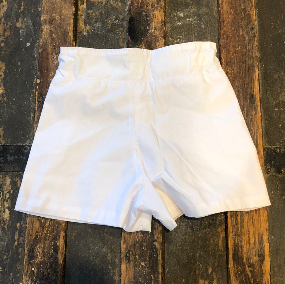 The Beaufort Bonnet Company White Poly Cotton Blend 2 Piece Unisex 3T Sailor Set