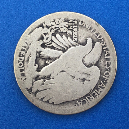 1917 S Obverse Silver Walking Liberty Half Dollar 50c Better Key San Fran Coin