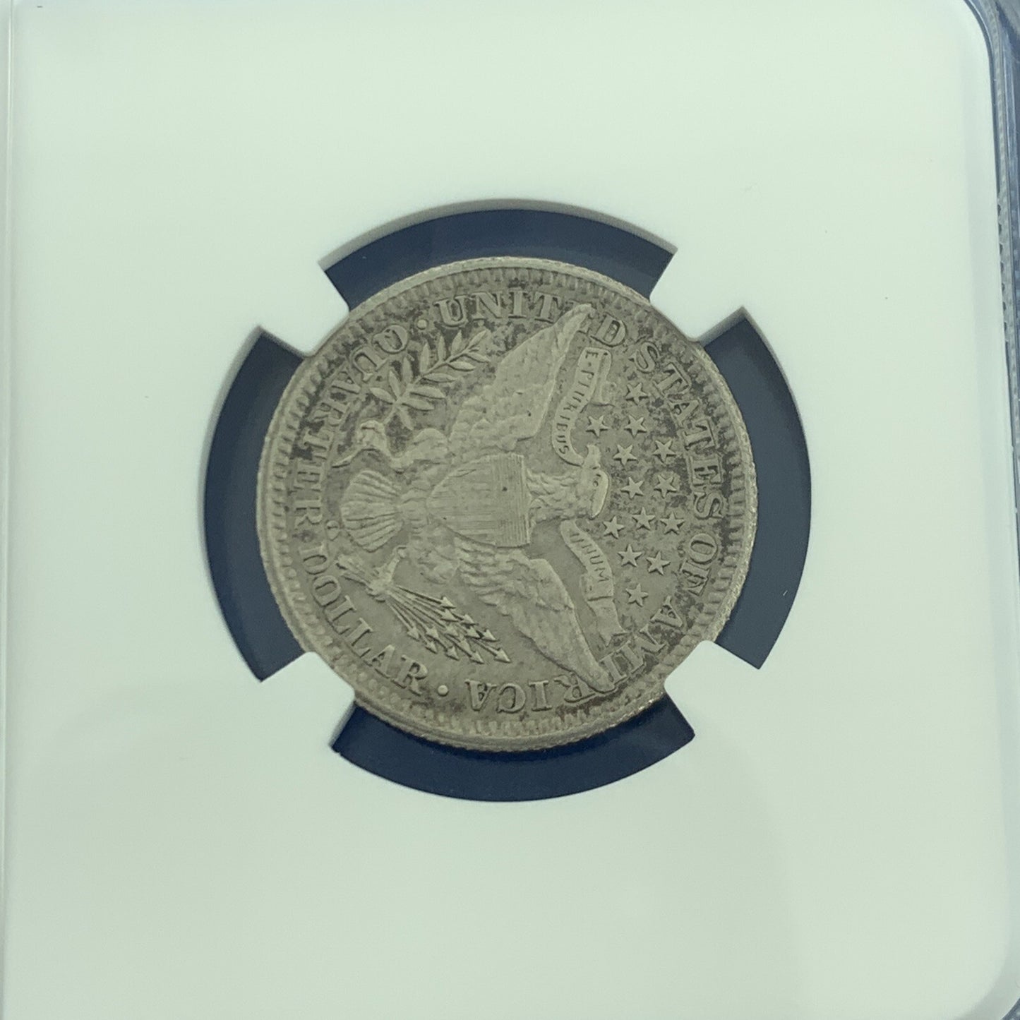 1907 O New Orleans 25c Barber Quarter 90% Silver Au Details NGC Cleaned Coin