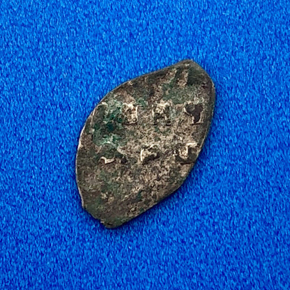 1682-1725 Peter The Great Silver Wire Money Of Medieval Russia