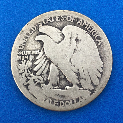 1917 S Obverse Silver Walking Liberty Half Dollar 50c Better Key San Fran Coin