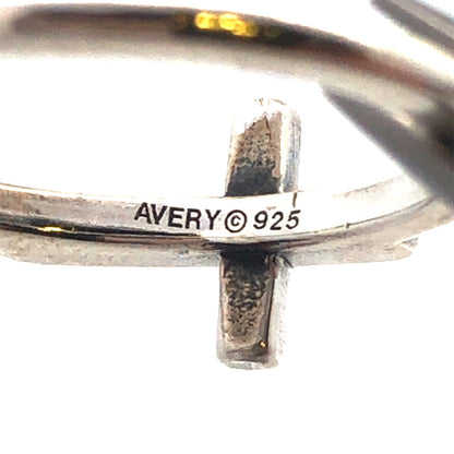 Designer James Avery 925 Sterling Silver Horizon Cross Ring