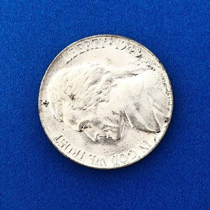 1943 P Jefferson WarTime Nickel 5c BU Uncirculated Mint State 35% Silver US Coin