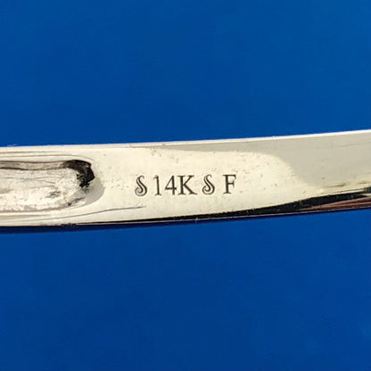 Gorgeous 14k White Gold Round Cut Diamond Hinged Bangle Cuff 6.5" Bracelet