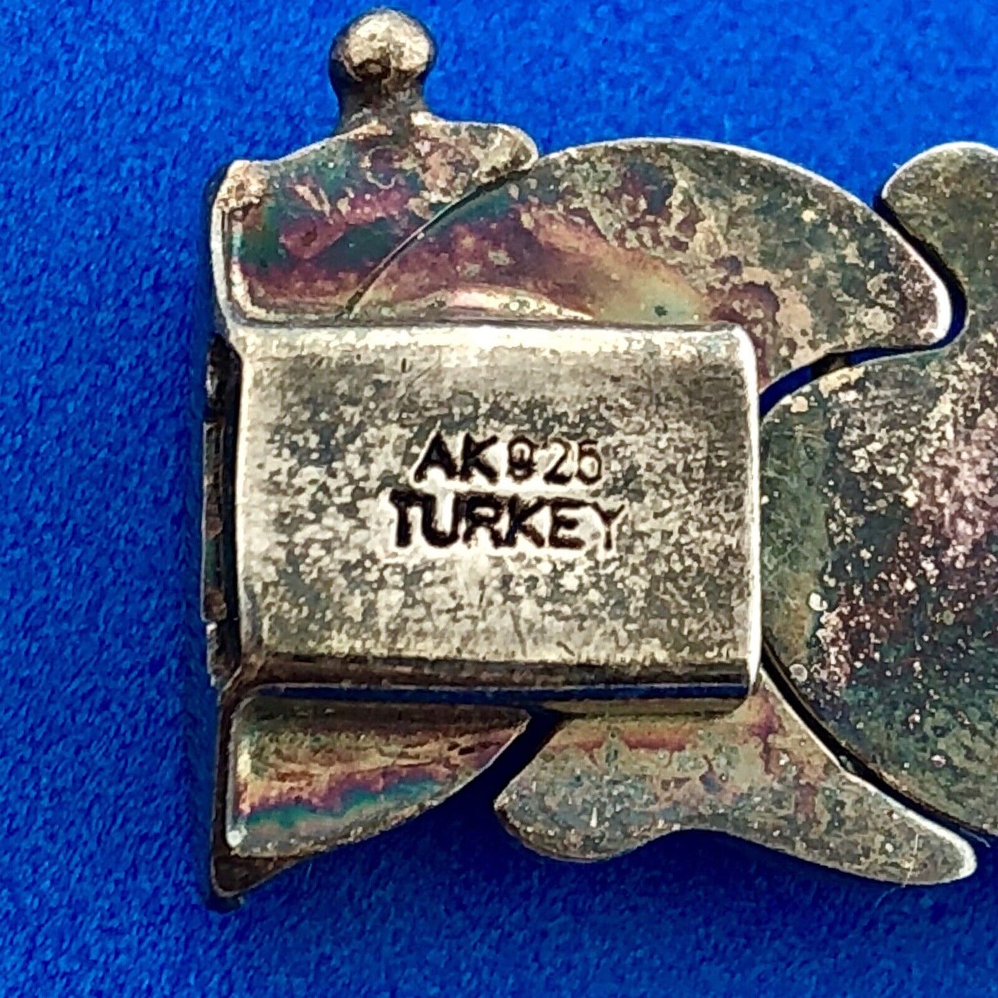 Atasay Kuyumculuk AK Turkey Sterling Silver 925 Florentine Polished Bracelet