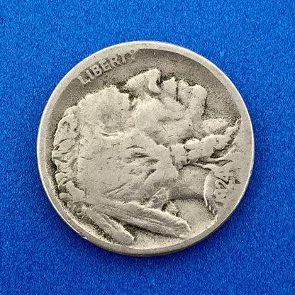 1924 S Indian Head Buffalo Nickel Better Key Scarce San Francisco Mint Coin