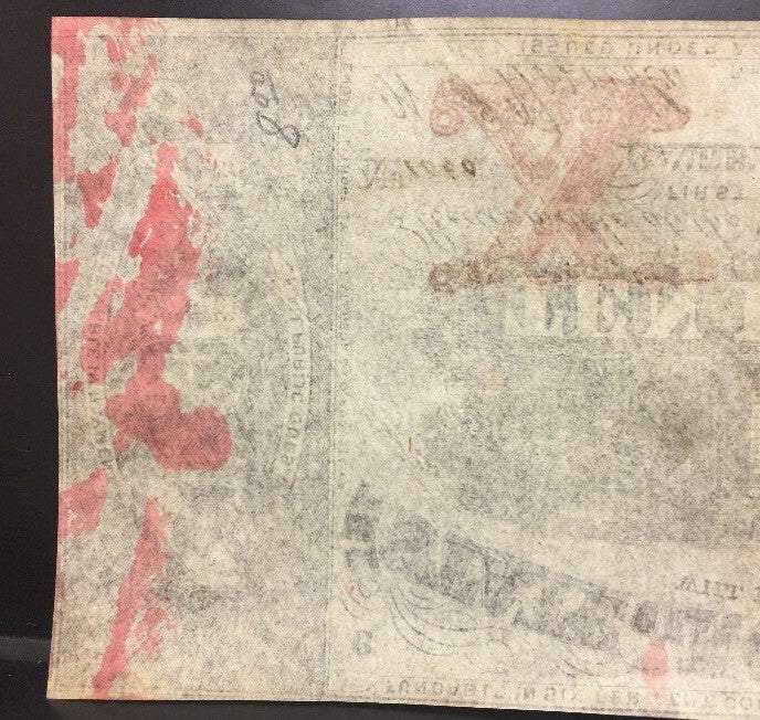 1863 $10 The State of North Carolina Note Civil War Era Possible Inking Error AU