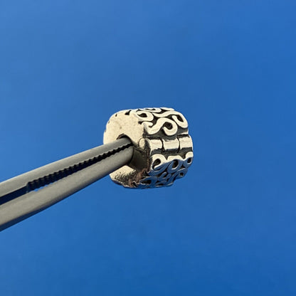 Authentic PANDORA 925 Sterling Silver FANCY S 790388 Slide Bracelet Clip Charm