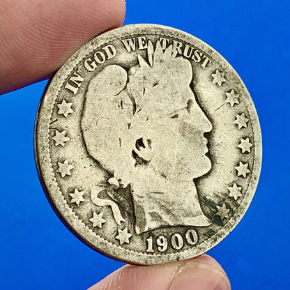 1900 O Barber Silver Half Dollar Better Rare Key New Orleans Mint Coin