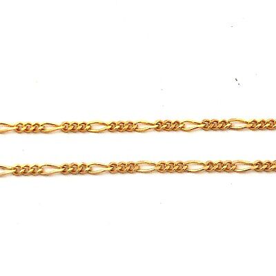 Designer LJ 14K Yellow Gold Cubic Zirconia Beaded Lariat Chain Necklace