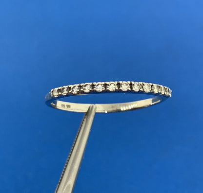 Designer 925 Sterling Silver Cubic Zirconia CZ Infinity Stackable Band Ring