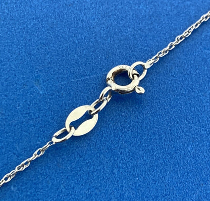 Karizia Spa Italy Sterling Silver Green Cubic Zirconia Turtle Pendant Necklace