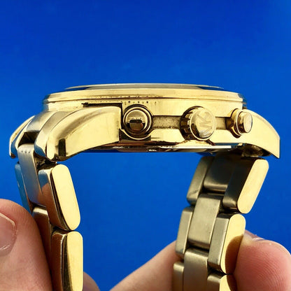 Michael Kors Unisex MK5726 The Mercer Gold Chronograph Bracelet Wrist Watch Runs