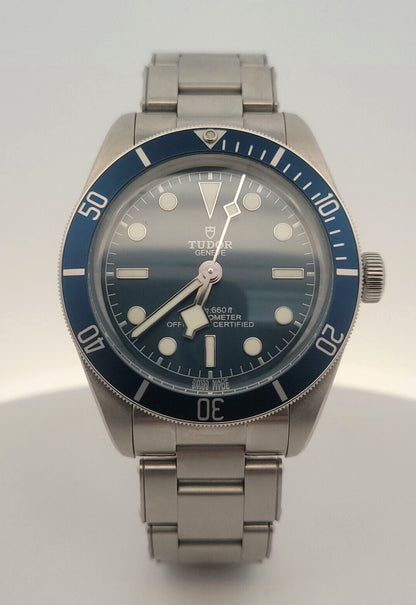 Tudor Geneve Black Bay 58 39mm Blue Dial & Bezel Steel Men's Swiss Watch 79030B