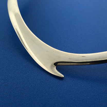 Vintage Taxco Mexico TC-36 Sterling Silver 925 Modernist Collar Necklace