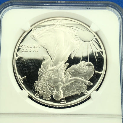 1992 S Proof American Silver Eagle 1 Oz 999 Fine Silver NGC PF69 Ultra Cameo