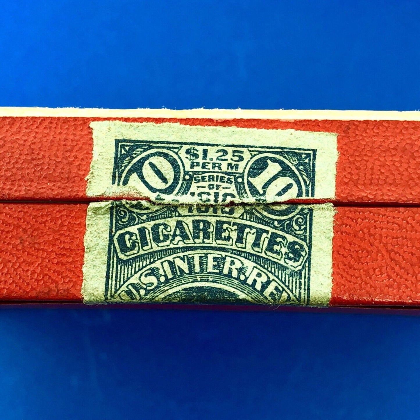 1909 Art Nouveau Empty Red Kamel Cigarette Pack Early Rare Scare Box Ephemera