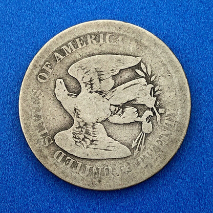 1875 S Silver Seated Liberty Twenty Cent Piece 3 Year Type San Francisco Coin