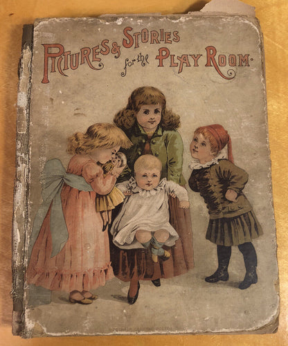 1882-early 1900's Lot of Six Antique Children Books As Is