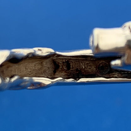 Vintage Native American Sterling Silver Kokopelli Statement Fertility Pendant