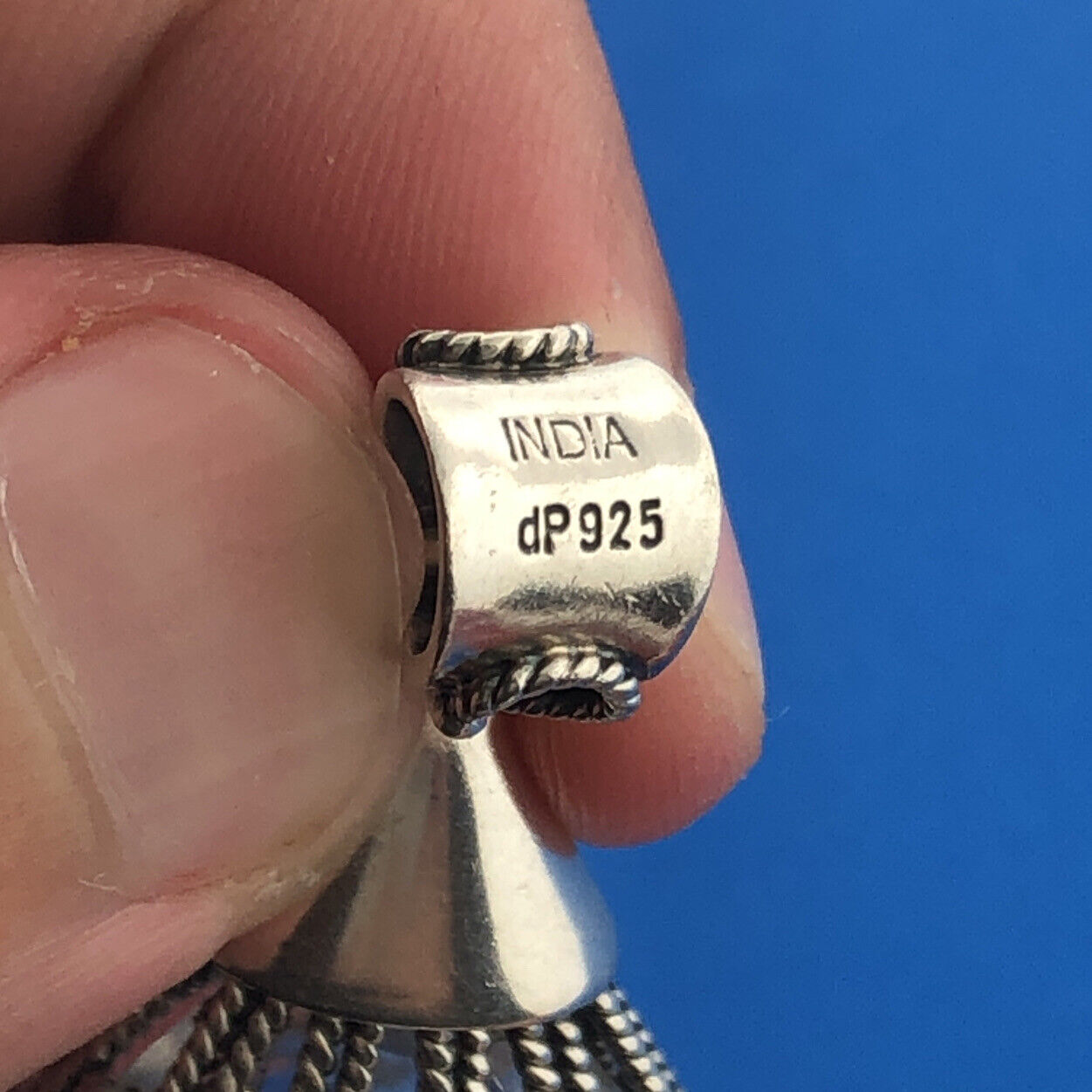 Designer Doug Paulus DP Sterling Silver 925 Faceted Crystal Statement Pendant