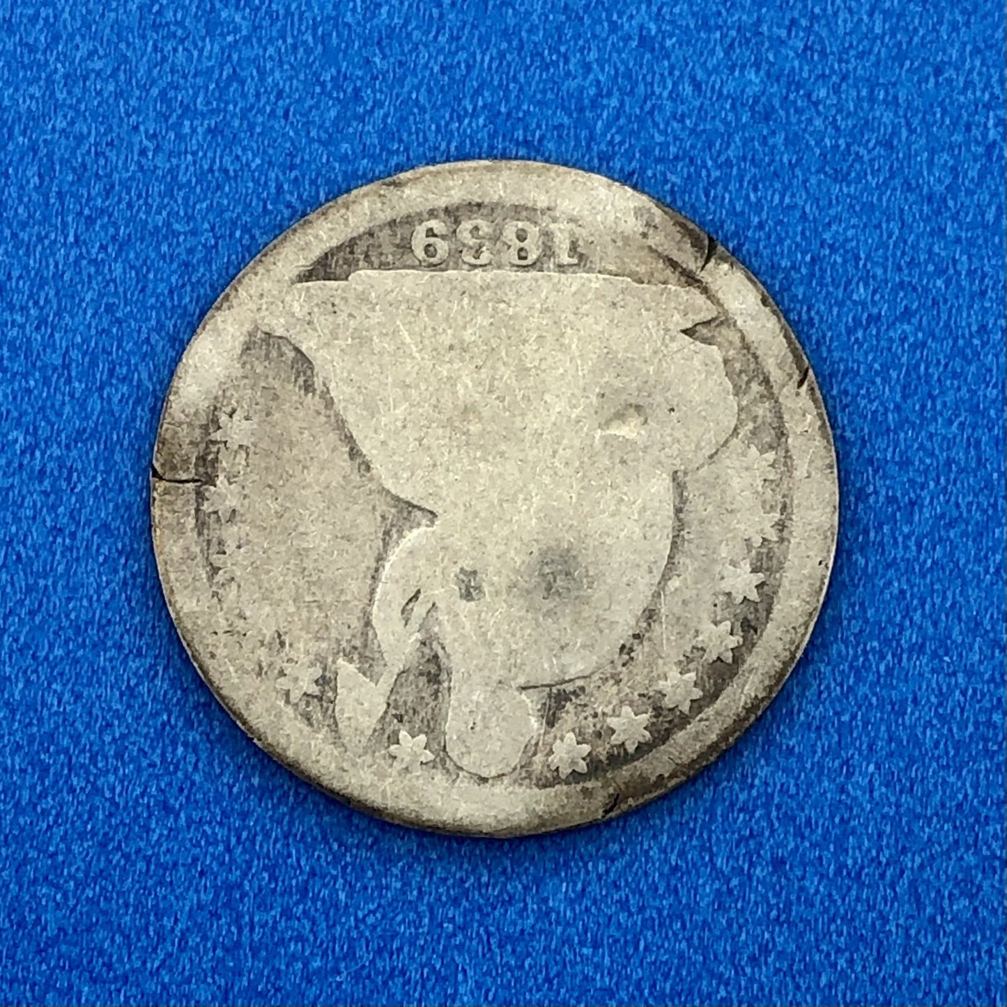 1839 O Seated Liberty Silver Half Dime Type 2 Better Key Rare New Orleans Coin