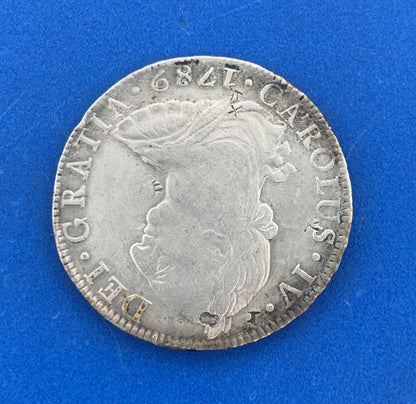 1789 Mo Mexico City 8 Reales F.M. Carolus IV DEI Gratia .903 Chop Marks Coin