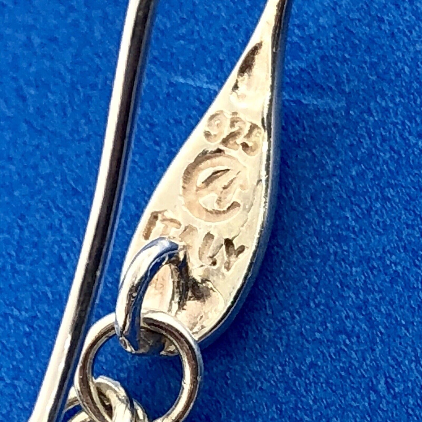 Designer Italy Sterling Silver 925 Smoky Quartz Topaz Modernist Dangle Earrings