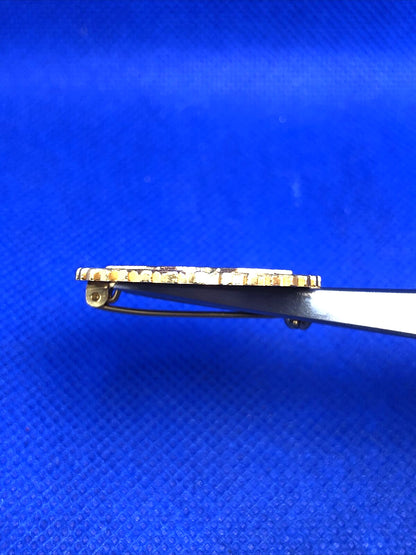 1971 Rex Mardi Gras Lady's Ducal Pin GoldTone New Orleans Krewe Favor W. Germany