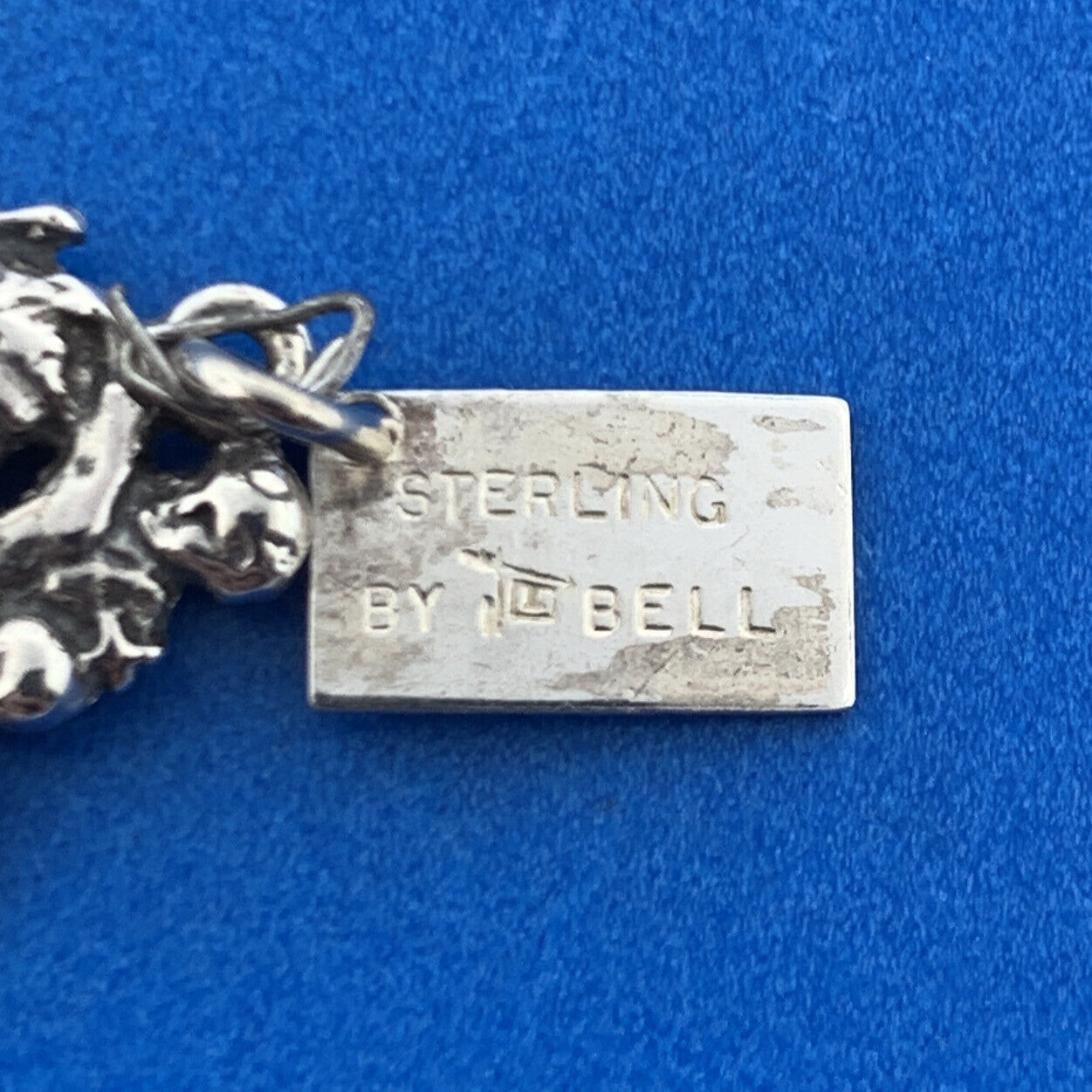 Bell Trading Post 925 Sterling Silver St Christopher Travel Rock City Charm