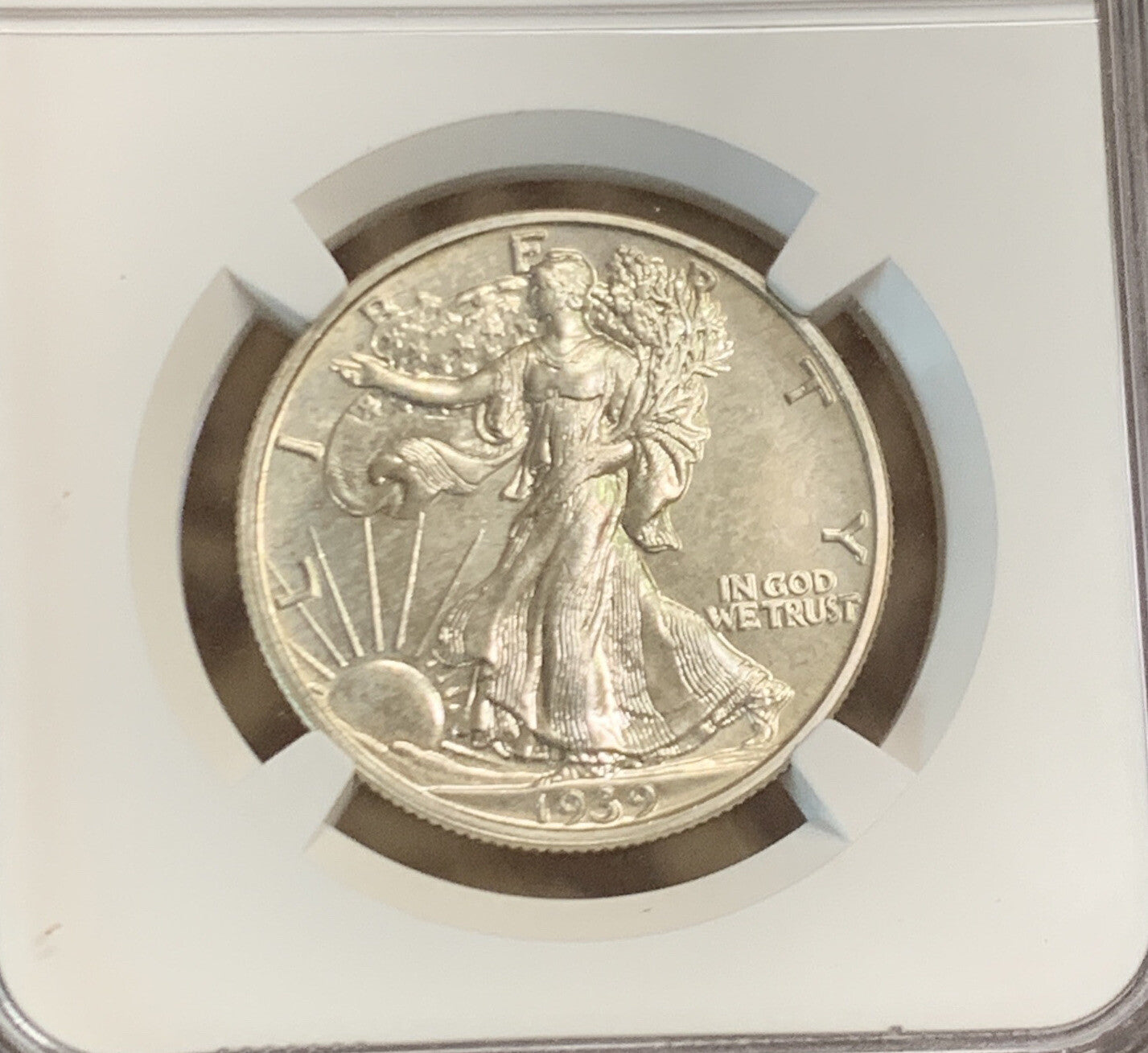 1939 P Proof Silver Walking Liberty Half Dollar High Grade Philadelphia NGC PF66