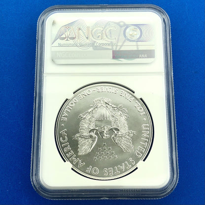 2020 U.S. State Series $1 American Silver Eagle NGC MS70 New Mexico 1 Oz w/COA