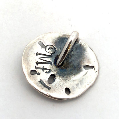 Designer Mignon Faget 925 Sterling Silver Sea Collection Sand Dollar Pendant
