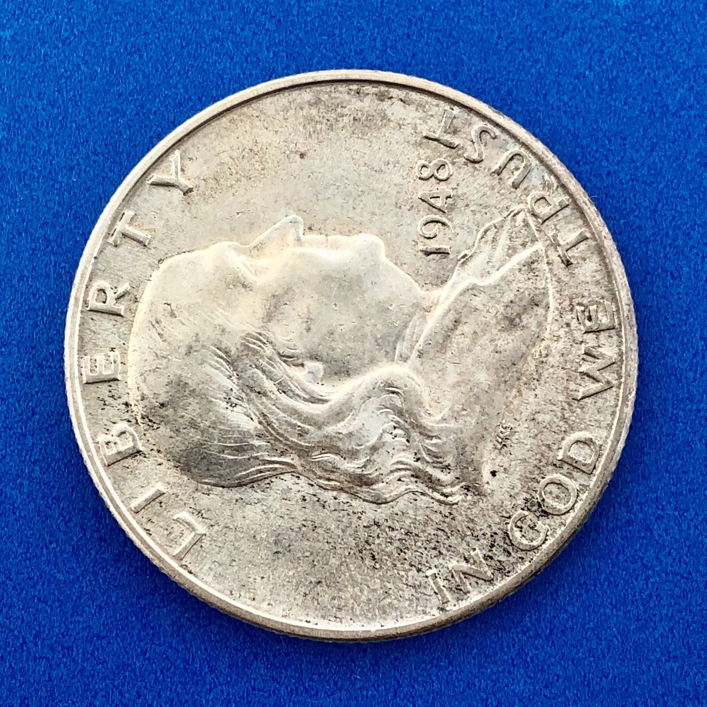 1948 D Franklin Silver Half Dollar Better Key First Year Series Denver Mint Coin