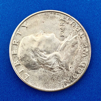 1948 D Franklin Silver Half Dollar Better Key First Year Series Denver Mint Coin