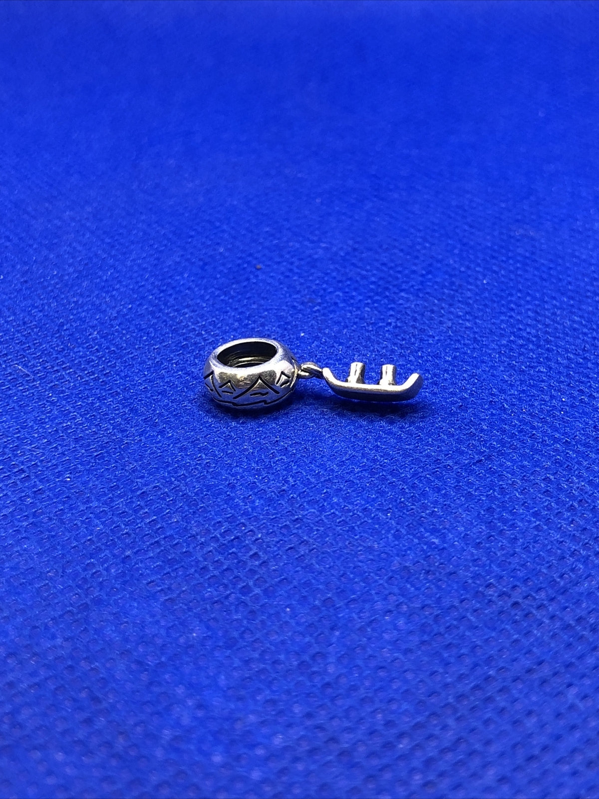 Authentic KALIA 925 Sterling Silver Storyteller Dangle Slide Bracelet Charm