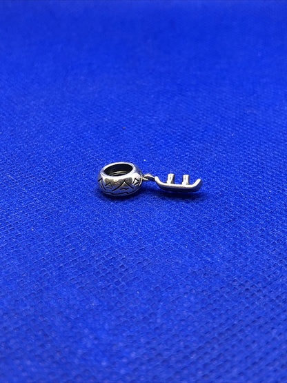 Authentic KALIA 925 Sterling Silver Storyteller Dangle Slide Bracelet Charm