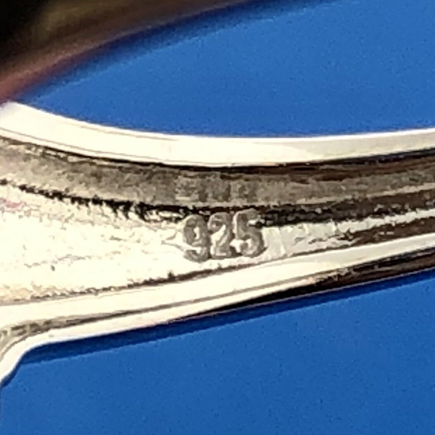 Desinger PAJ 925 Sterling Silver Oval Sapphire Halo September Anniversary Ring